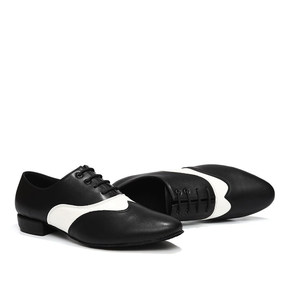 Men Ballroom Dance Shoes  Outsole Practice Boy Competition Modern Dancing Shoe Dance Indoor Dance Shoes Heeled 2.5CM
