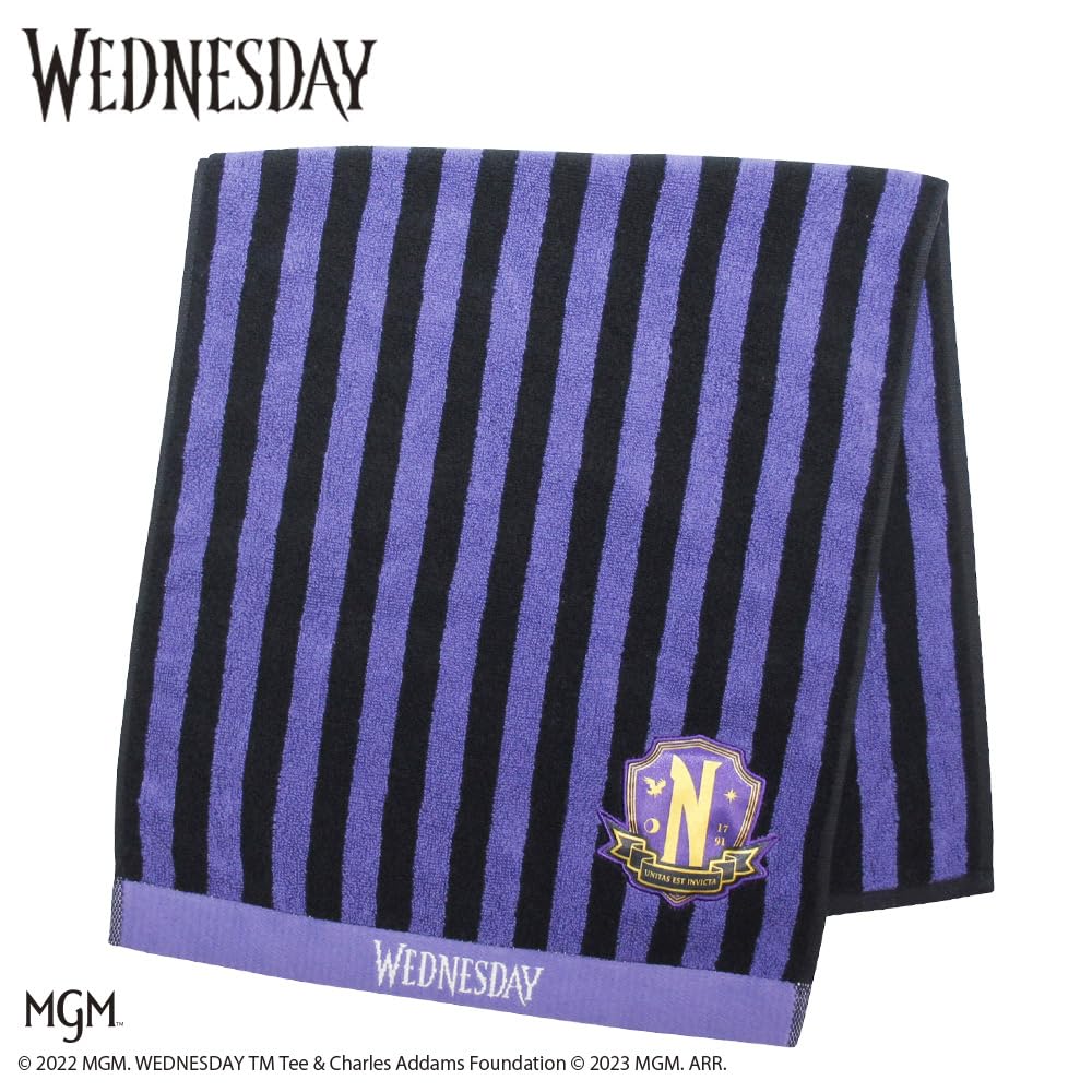 Wednesday Face Towel/Sports Towel (Purple)