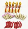 Food Building Blocks City Friend Accessories Bread Chips Roast Chicken Pizza Hot Dog Fish Fruit Carrot Basket Classic MOC Bricks