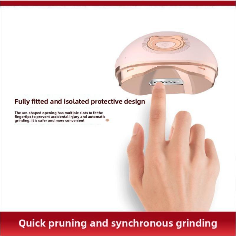 Electric Grinder Nail for The Elderly, Nail Scissors for Newborns, Antiaging-clip Meat Manicure Set, Newborn Nail Grinder