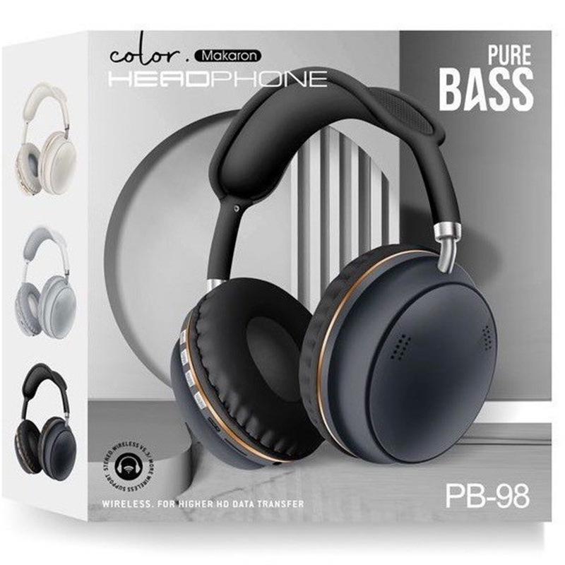 P9ProMax Wireless Bluetooth Over-Ear Headphones with Enhanced Bass for Apple Devices