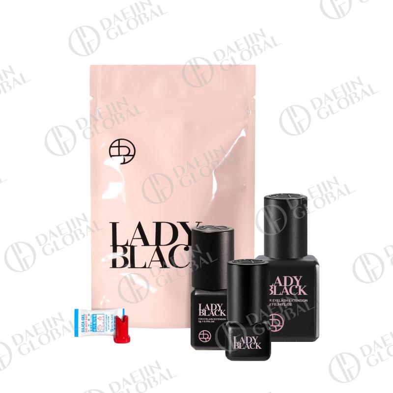 Korea Original 5ml Sky Glue Lady Black Powerful Lash Glue for Eyelash Extensions Low Irritation 1-2 Second Fast Drying Glue
