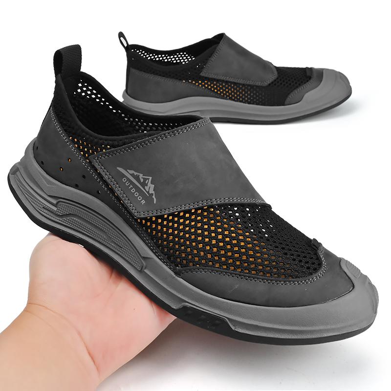 

Новые мужские туфли, модные дышащие повседневные туфли, летние удобные прогулочные мокасины, обувь для вождения, деловая обувь, мокасины 39 чёрный