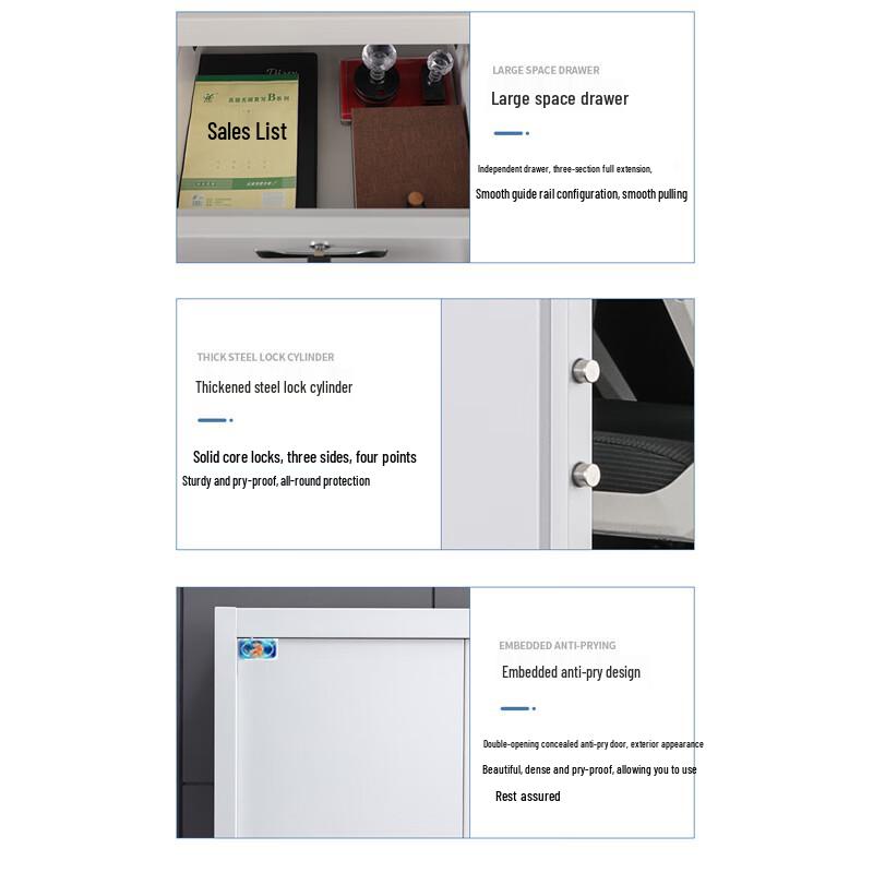 Tiger Brand 1850DS-F Belle Steel Fingerprint Security Cabinet