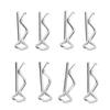8Pcs RC Body Clips Pins Metal Stainless Steel R Clips for 112 114 Scale Remote Control Car
