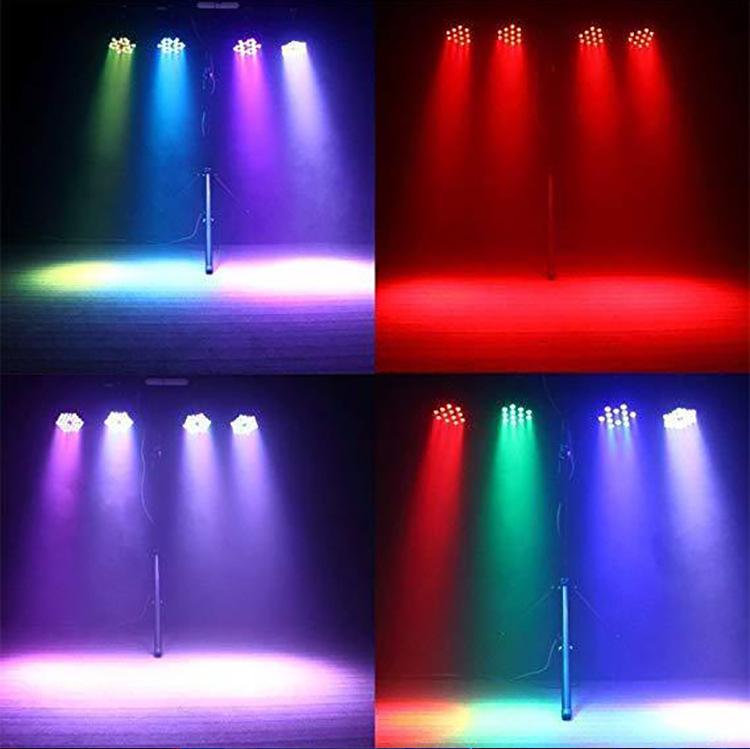 36-Color LED Stage Lights for Dance, Wedding, and Holiday Events