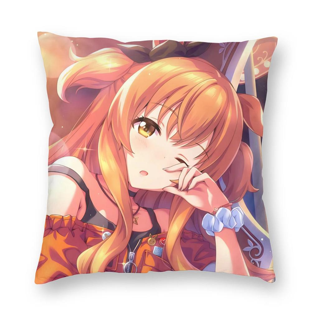 Umamusume Pretty Derby Mejiro Pillowcase Soft Polyester Cushion Cover Decoration Pillow Case Cover Home Square 45*45Cm
