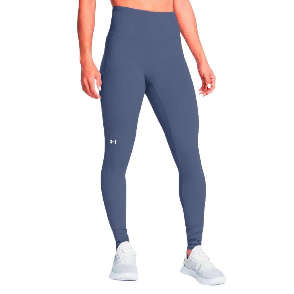 Under Armour Movement Comfortable Breathable High Waist Slim Fit Sports Pants Women pants Downpour-Gray 1372119-044