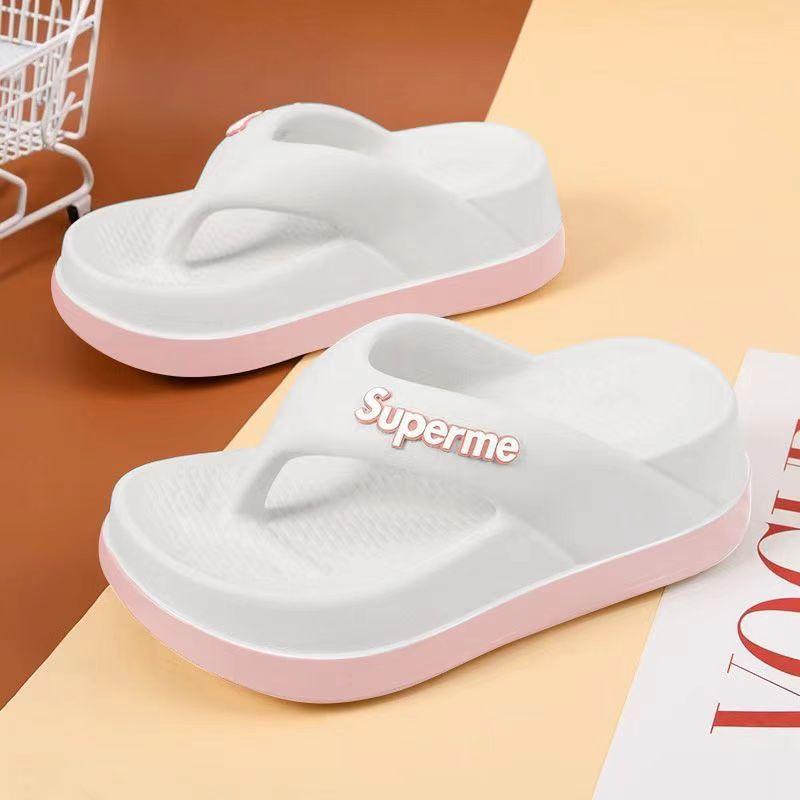 Woman Flip Flops Popular Design Shoes 2025 Trend Casual Platform Sandals Non-slip Outdoor Slippers Unique Features Flat Sandals