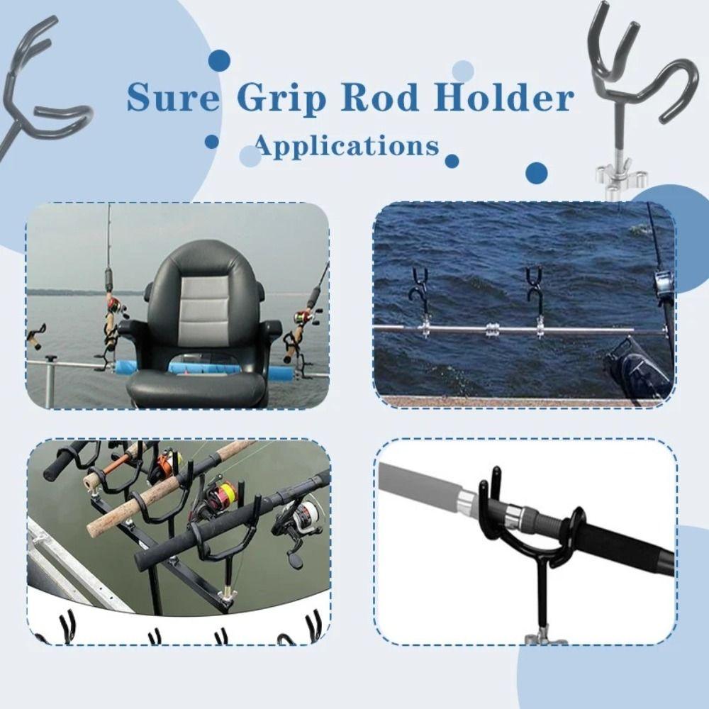 20 Degree Fishing Pole Holders Black Portable Fishing Pole Stand Fishing Boat Rod Holder Men