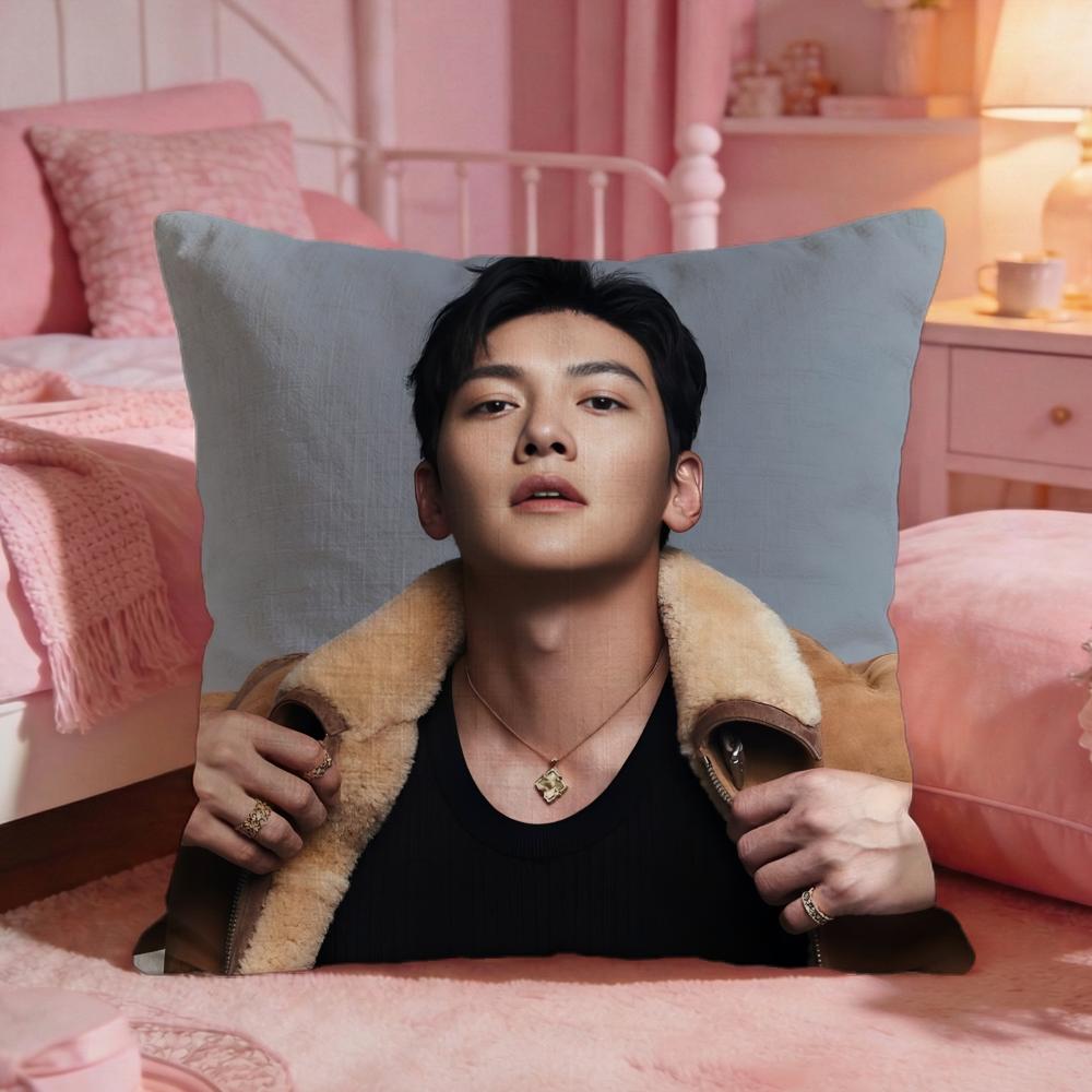 Ji Chang WWook Kpop Cushion Cover Premium Comfort Reversible Pillow Cove Two In One Design For Any Room  Car Interior