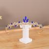 Korean Rhinestone Princess Crown Headband for Girls – Birthday & Performance Headdress
