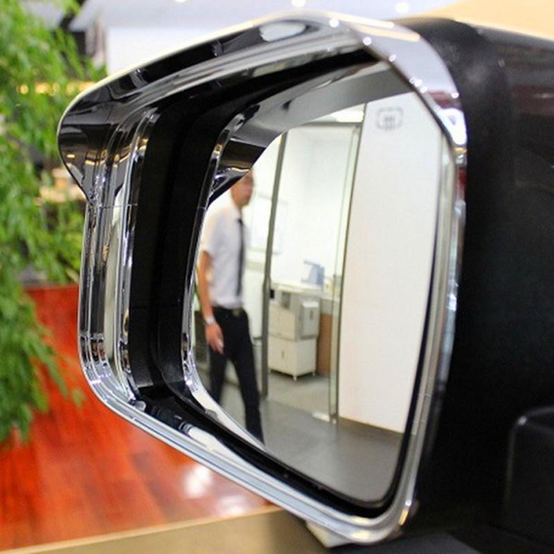 For Jeep Grand Cherokee 2010-2018 ABS Chrome Car Rearview Mirror Block Rain Eyebrow Cover Trim Car Accessories Styling 2pcs