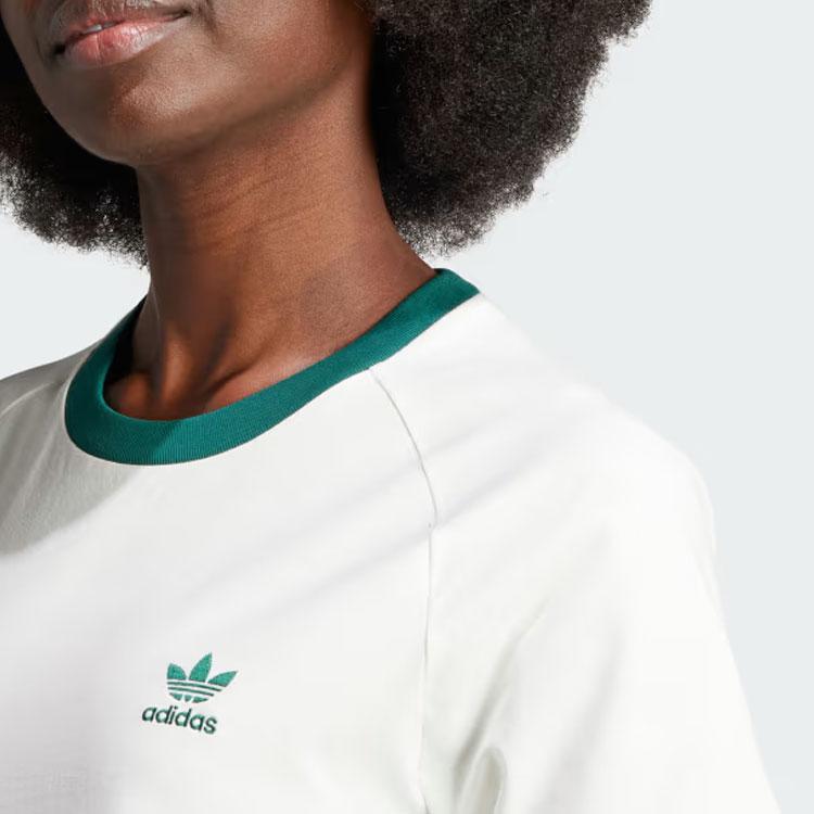 Adidas Originals Vrct Graphic Tee Women Tops White IN4110
