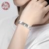 Domineering Simplicity Charm Tiger Totem 925 Silver Original Certified Bracelet Luxury Gift Men and Women Punk Bangle