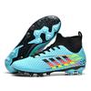 Adult High-top Football Shoes Men's and Women's New Students AG Spike Competition TF Professional Broken Nail Training Football Shoes