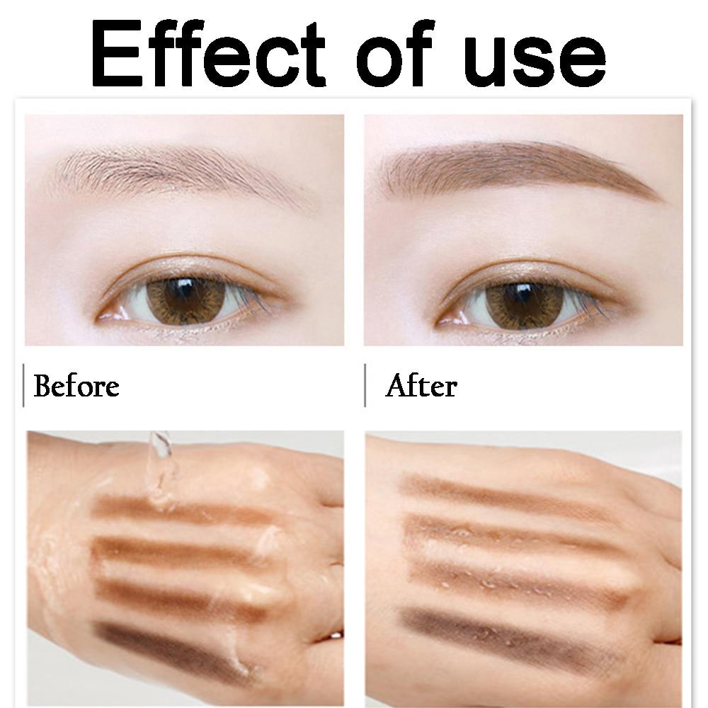 Eyeshadow Cake Makeup 2 Color Waterproof Eyebrow Powder Eye Shadow Eye Brow Palette + Brush Eyebrow Enhancer Professional