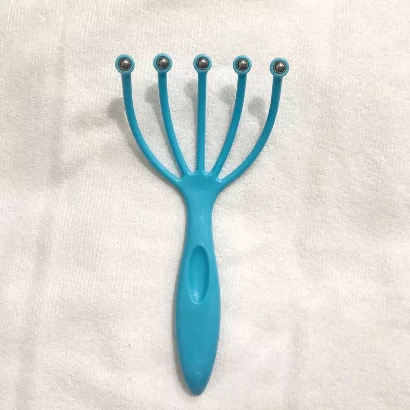 

Pet Interactive Five-Prong Ball Massager (Plastic), Comfortable Grooming & Massage Accessory for Dogs and Cats to Relax and Play синий
