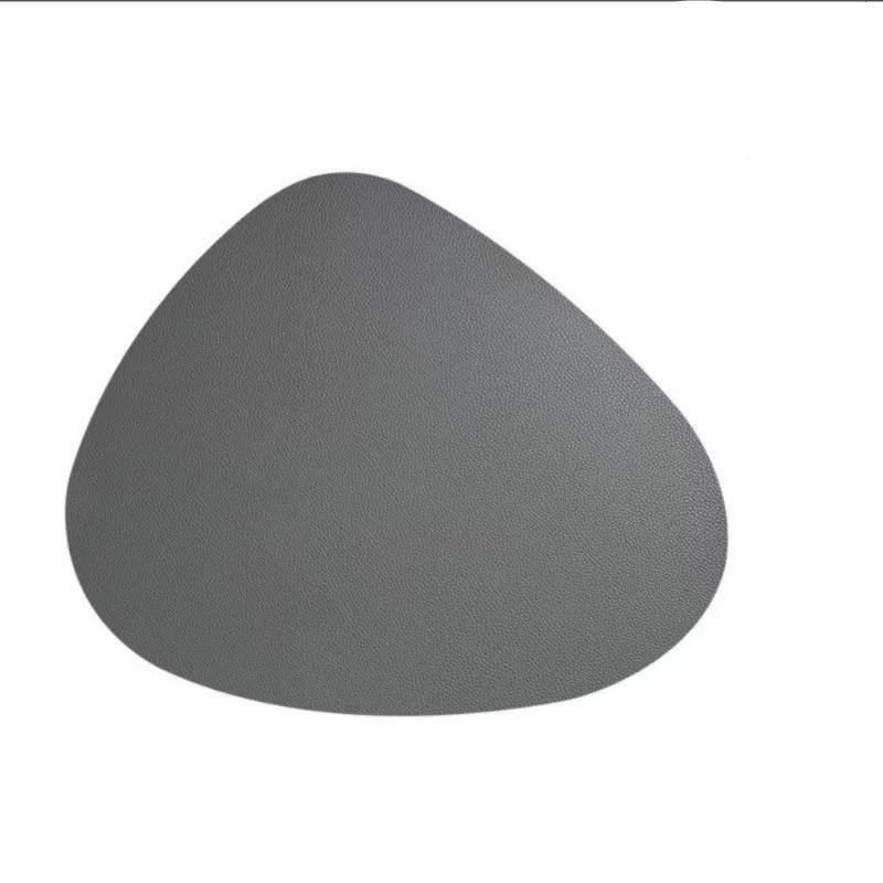 PU Placemats for Tableware Waterproof Non-Slip Coaster Leather Place Heat Insulation for Kitchen Accessories Pad Cup Wine Mat