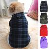Pet Dogs Autumn Winter Thickened Vest Coat Small Medium Dogs Warm Costume with Traction Ring