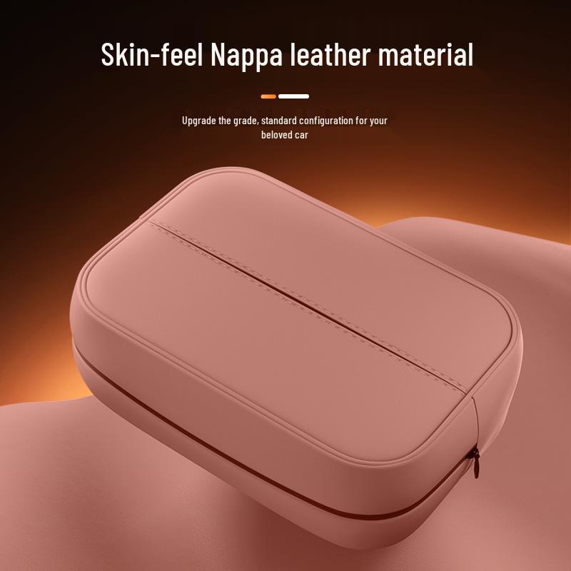 Compatible with Hao Bo HL Tissue Box 25: Car Armrest Hanging Tissue Bag for Seat Back