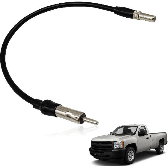 Car Radio Antenna Adapter Male Plug Stereo FM AM Upgrade Suit - Compatible with 2006-2014 GM Chevrolet GMC Cadillac Pontiac