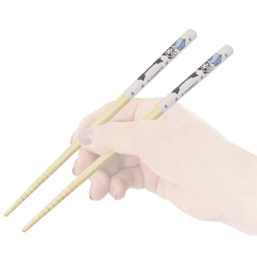 Skater ANT4-A 21cm Bamboo Safety Chopsticks with Kuromi and Sanrio Friends