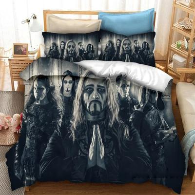 Juego de cama Powerwolf impreso en 3D Funda de almohada Banda Funda nórdica Doble Individual Completo Queen King Adulto Niños Ropa de cama Funda de edredón