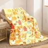 2026 New Arrivals Luxurious Corgi Puppy Print Throw Blanket Versatile for Sofa Office Naps & Outdoor Adventures Soft Flannel AllSe