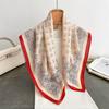 Spring and Autumn New Korean Small Square Scarf Women's 71 Cotton and Linen Versatile Small Scarf Neck Shirt Decorative Silk Scarf