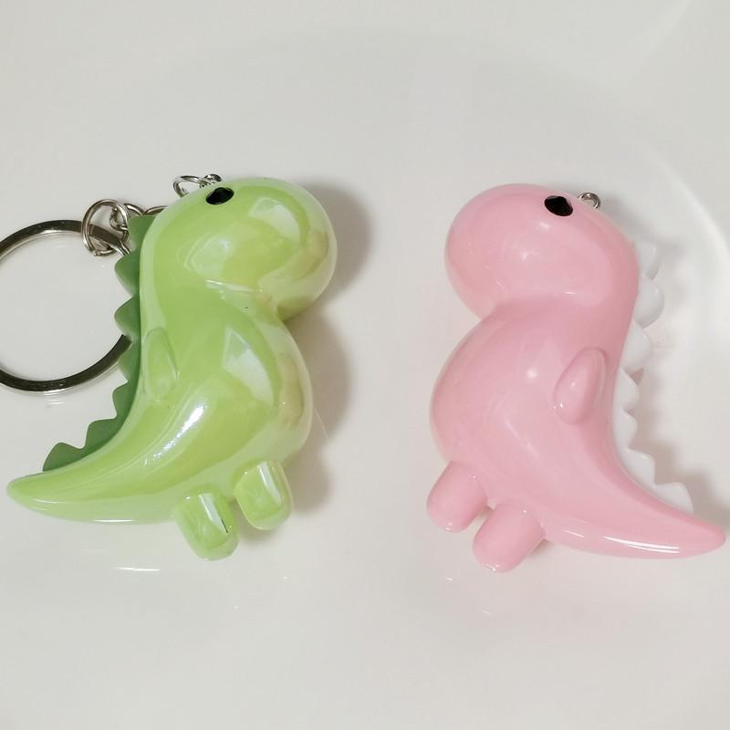 Cute Cartoon Dinosaur Key Chain Accessories High Quality Acrylic Animal Pendant Key Ring Jewelry Gifts Bag Decoration Charms