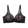 Summer No Magnetic Front Buckle No Steel Rim Lace Bra Sexy Leopard Print Small Bra Gather and Close the Breasts