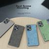 HotFire Phone Case for Xiaomi Redmi Note12 Turbo, Upgraded Skin-Like Leather Matte Lens Full Protection Silicone Cover