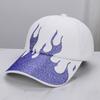 Fashion Hot-drilling Flame Baseball Cap for Men and Women Outdoor Personalized Street Style Sunshade and Sunscreen Cap