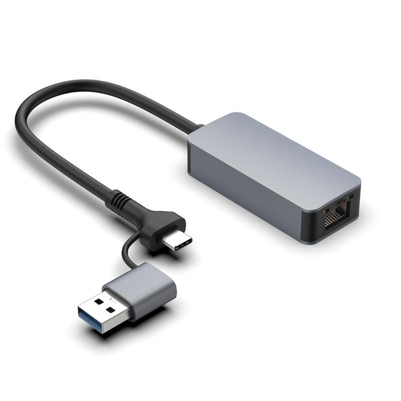

USB3.0 To RJ45 2500Mbps Networking Adapter 2500M Gigabit Ethernet Converter 2500Mbps For Multiple Systems