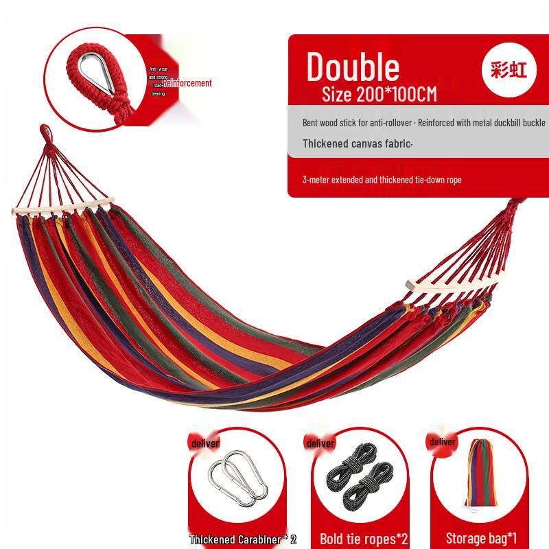 BinFu Portable Anti-Tip Camping Hammock