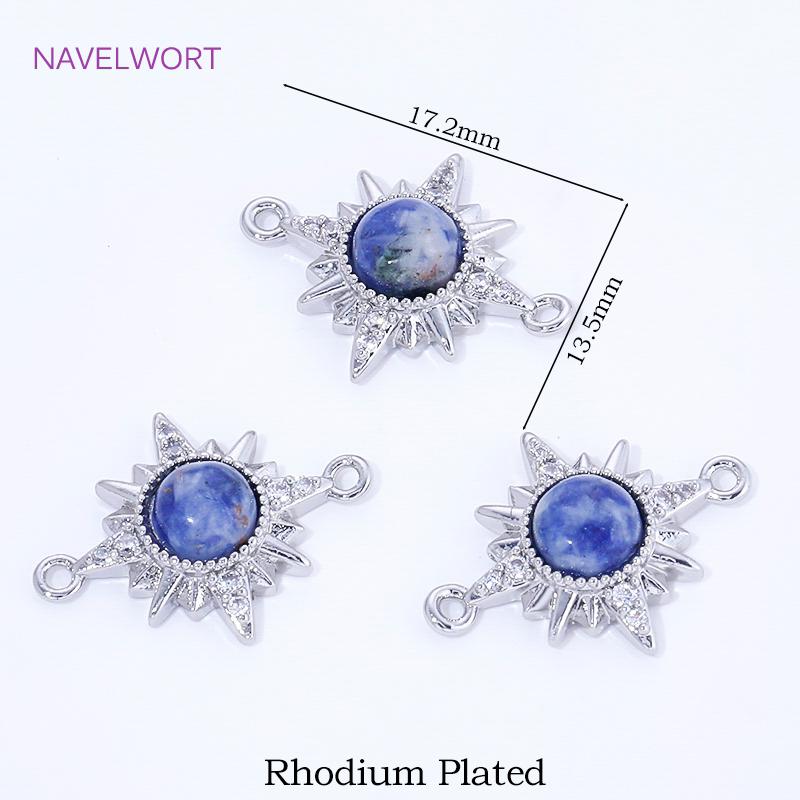 

Gold Plated North Star Pendants Charms For Jewelry Making,Charms Connectors For Bracelets,DIY Jewelry Making Findings 2 pieces