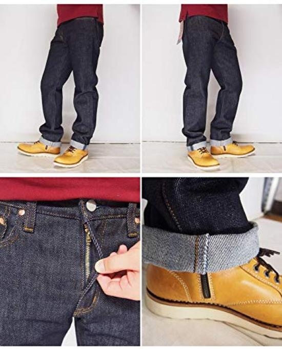 Kojima Jeans KOJIMA GENES 21oz Straight Jeans Made In One Denim, Japan, Wash, RNB-1221R-Indigo-42