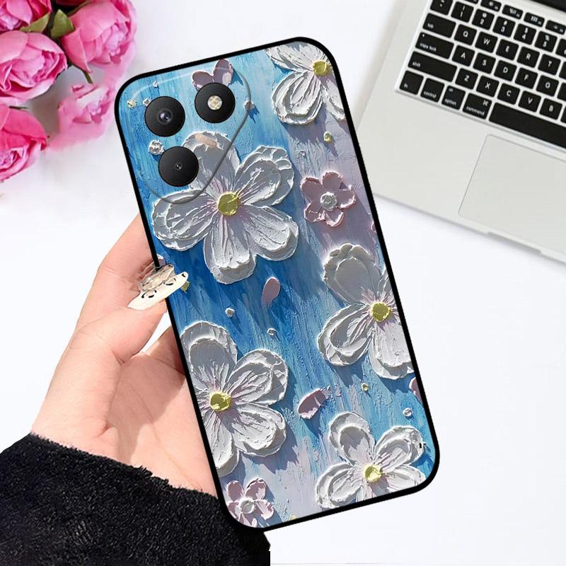 Pro Tecno Pova 7 4G LJ6 Pouzdro Módní Kreslený Astronaut Silikonový Kryt na Telefon Pro Tecno Pova7 Pouzdra Ochrana Fotoaparátu Fundas Coque