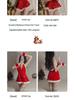 Festive Velvet Lingerie Nightgown & Role Play Set