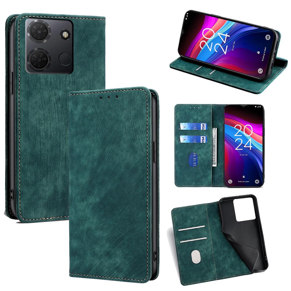 For TCL 503 Case RFID Blocking Wallet Leather Phone Cover
