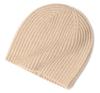 Pure Cashmere Women Winter Hats Custom Designer Logo Luxury Fashion Warm Knitted Rib Ny Beanie Caps