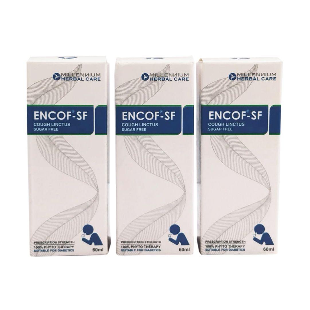 

Набір Енкоф-СФ (3 х 60 мл), Encof-SF Cough Linctus Sugar Free Set, Millennium