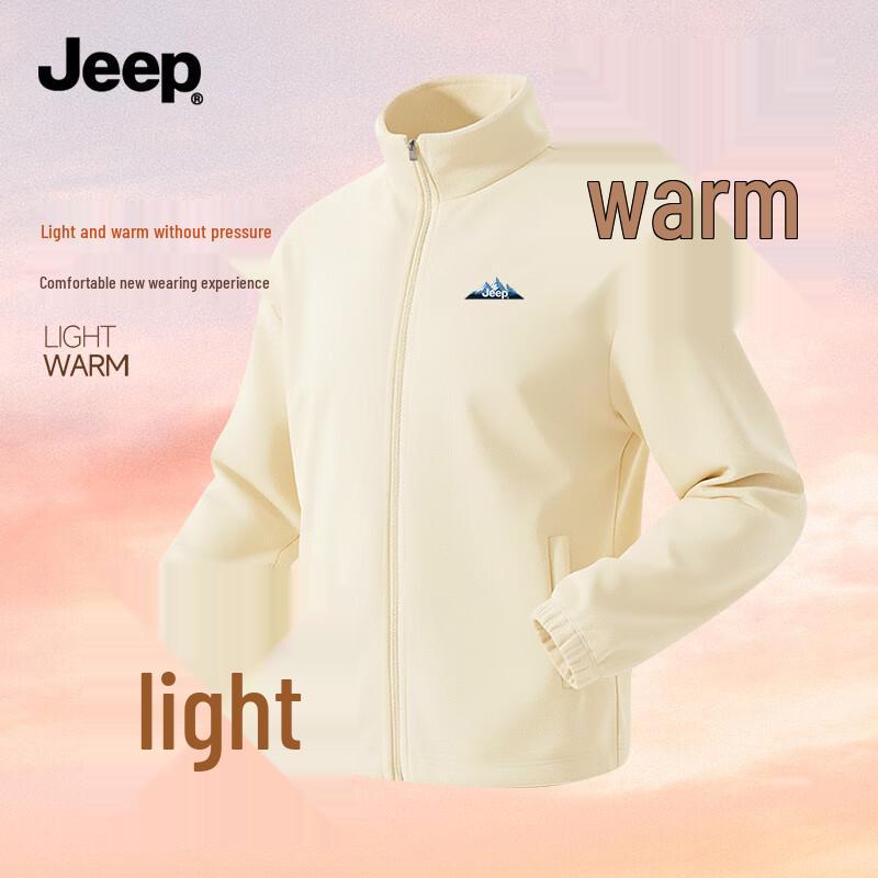 

JEEP Men s Thickened Fleece Lined Stand Collar Jacket 3XL