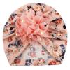 Lovely Flower Baby Girls Hat For Newborn Soft Cotton Baby Boys Girls Hat Turban Head Wraps Infant Toddler Cap Beanies