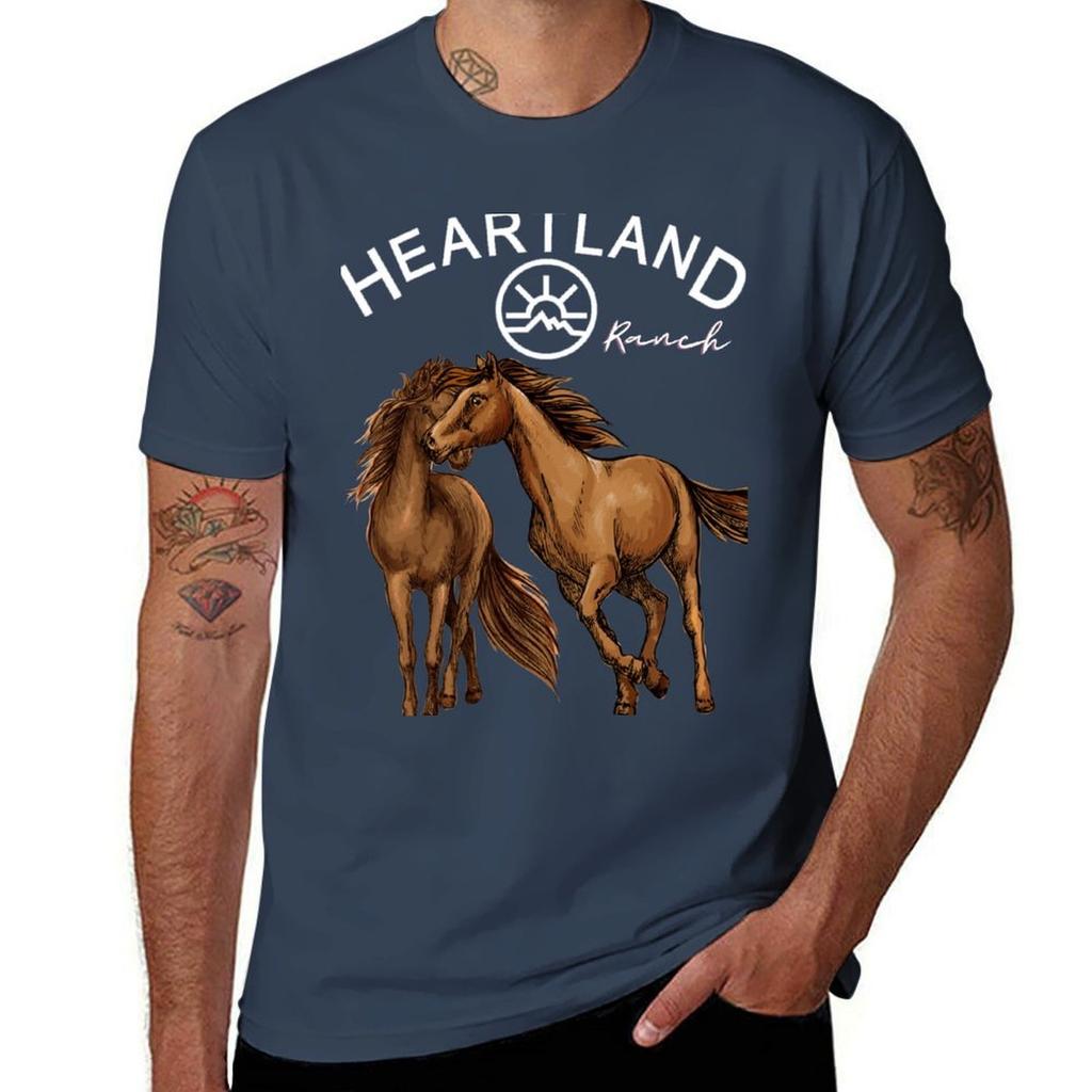 Heartland Ranch, Heartland Horse T-Shirt man t shirts for men man t shirts for men casual T-Shirt