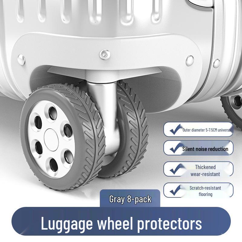 

Скидка для новичков: Бесшумный силиконовый защитный чехол для колес чемодана