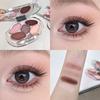 Sweet and Delicate Look! Korean-Style Five-Color Eyeshadow Palette with Highlighter and Pearlescent Shimmer for Lower Lash Line and Eyeline Shadow