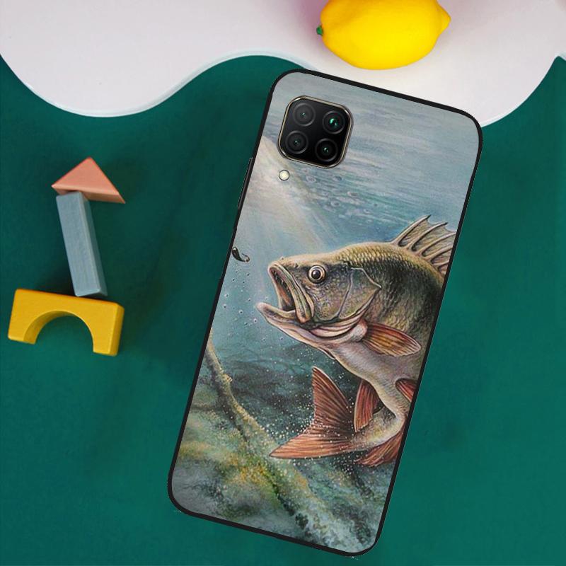 Fish Fishing For Huawei Nova 11i 12s 12i 8i 7i Y73 Y70 Y90 Y60 Y72 Y61 Y91 9 10 SE P30 Pro P40 Lite Case