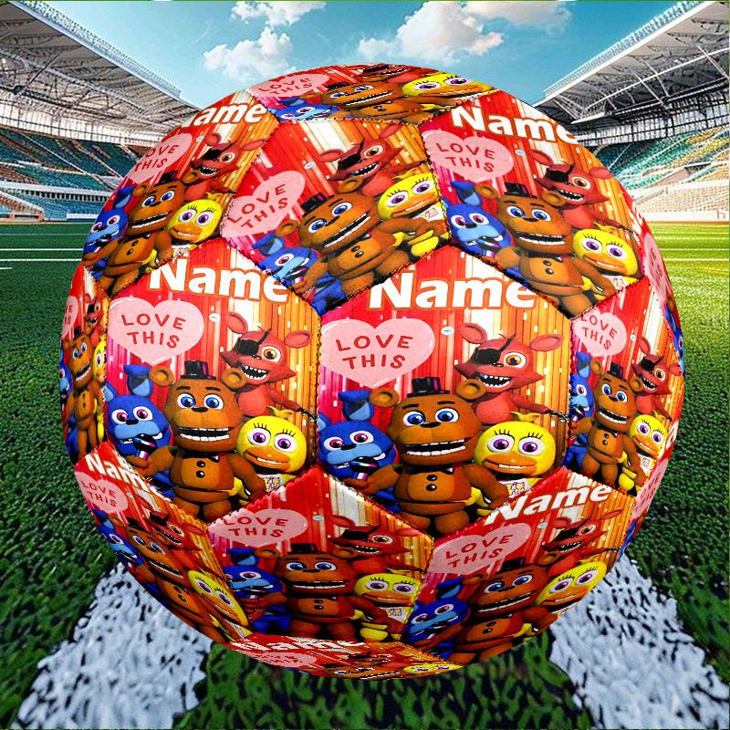 Custom Name Personalized Five Nights at Freddy's Print Size 5 Soccer Ball Training & Match Football, for Team, Kicking, Gift for Football